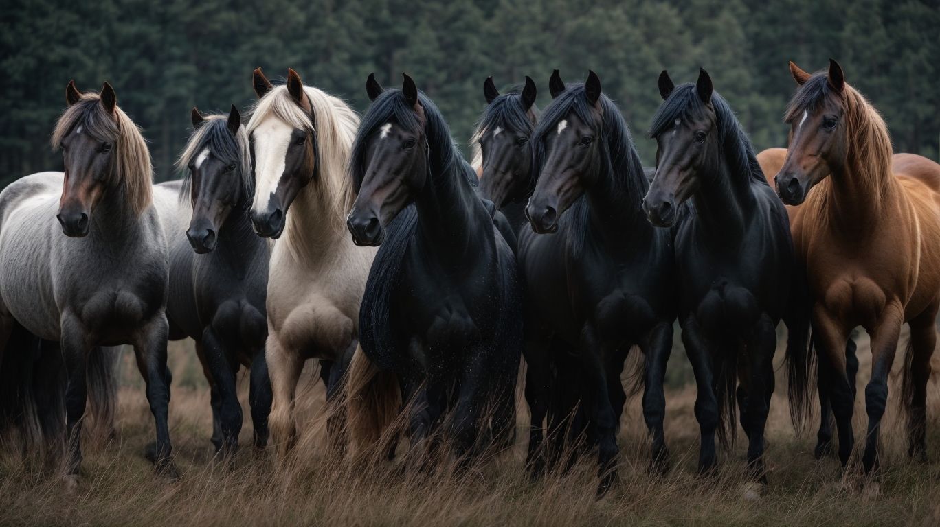 What are the Common Colors of Friesian Horses? - Friesian Horse Colors Guide