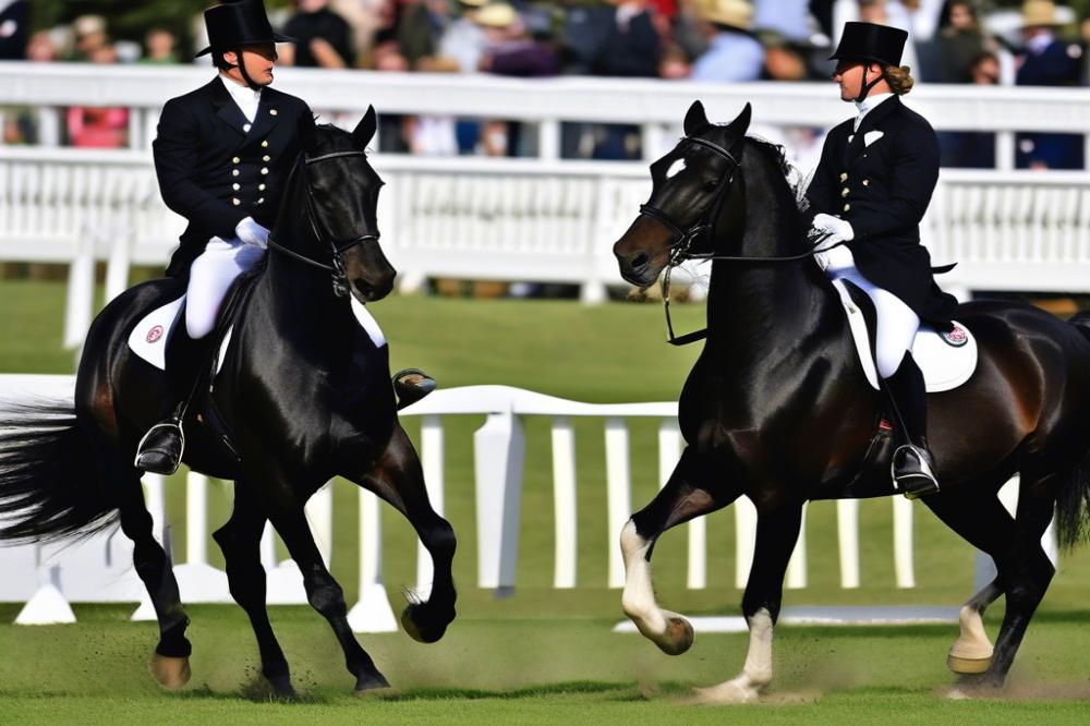 the-proper-way-to-ride-a-friesian-horse-for-parade