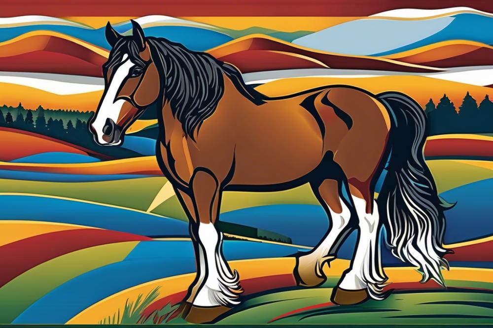 clydesdales-of-montana-pulling-wagons-and-preserv